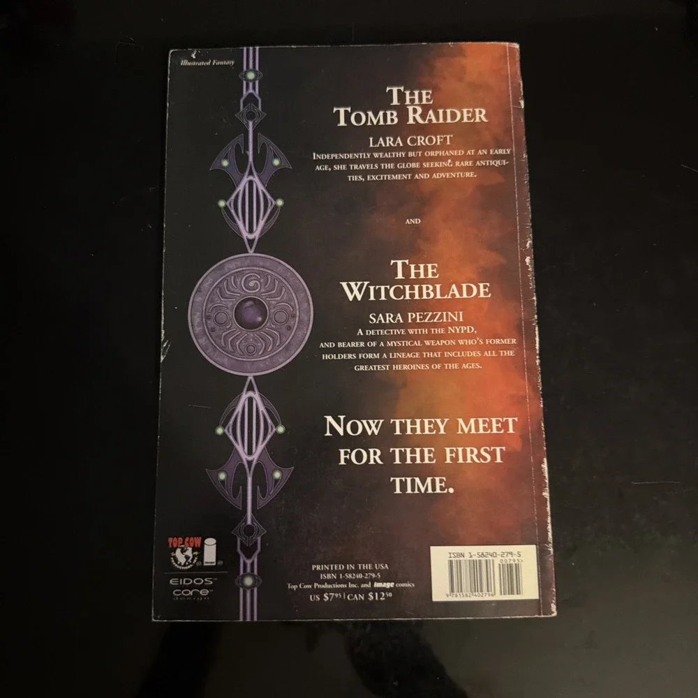 Tomb Raider Witchblade Trouble Seekers Image '02 Graphic Novel PB Michael Turner